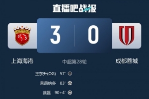 记者：蓉城用自己最痛苦的方式，给本季中超一直保留着争冠悬念